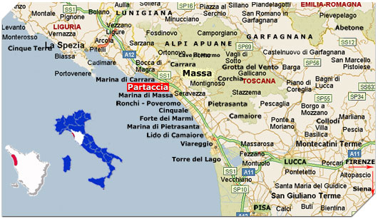 Risultati immagini per mappa versilia